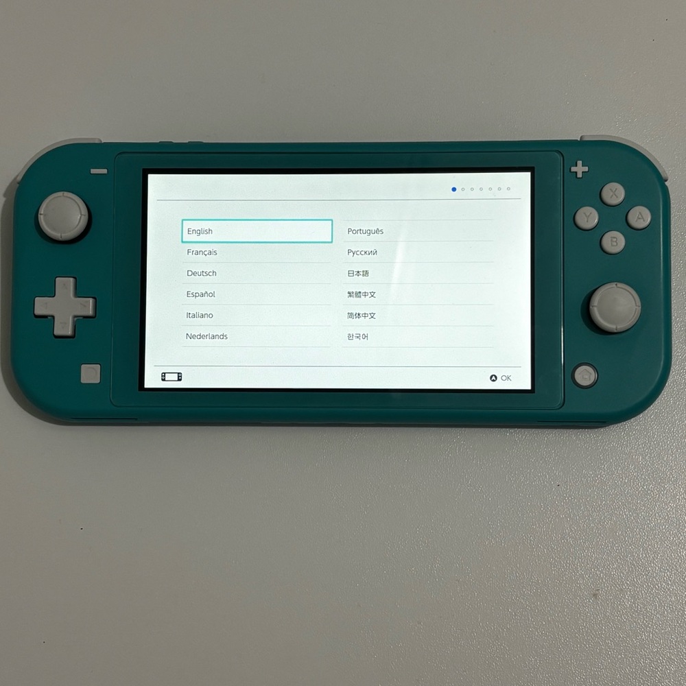 Nintendo Blue Switch Lite Handheld Console